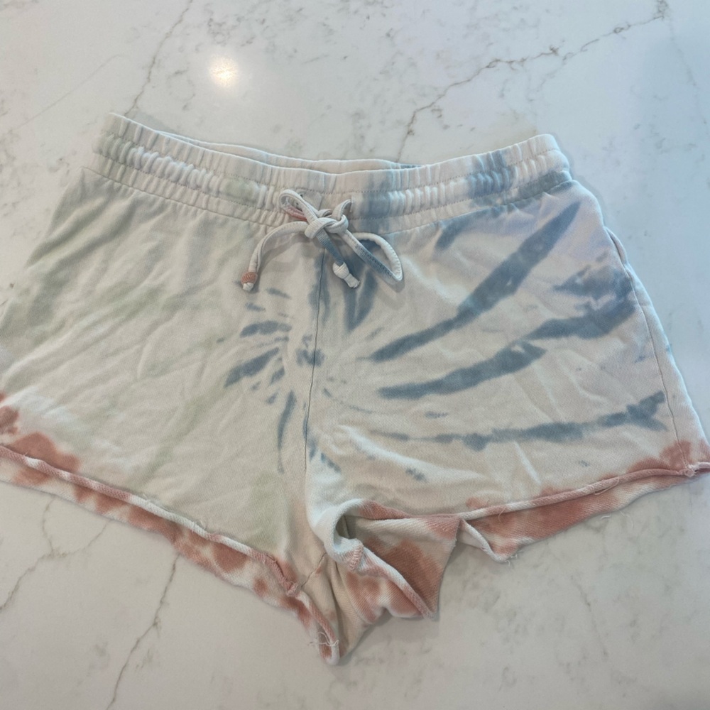 Z Supply Cream and Blue Lounge Pants